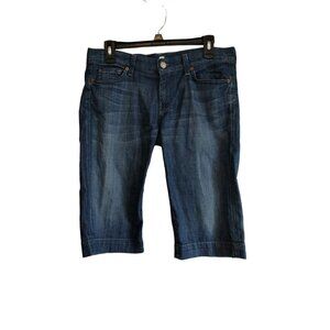 7 or all Man Kind dark wash knee length shorts
